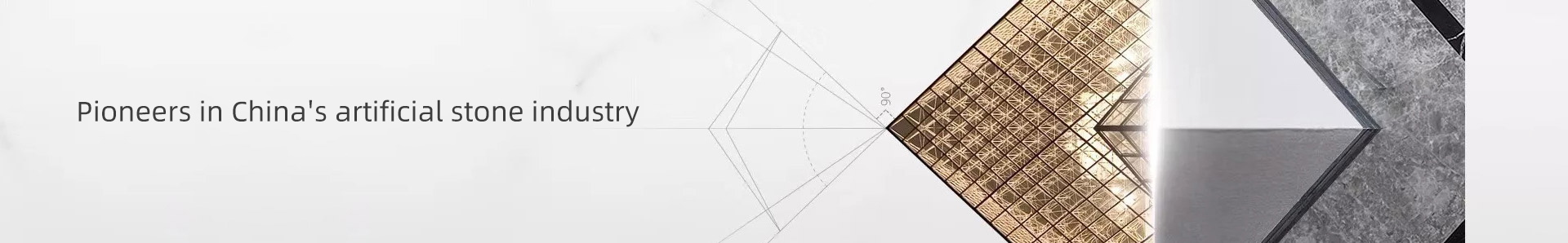 Artificial stone patterned slab