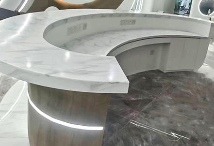 Irregular Front Desk