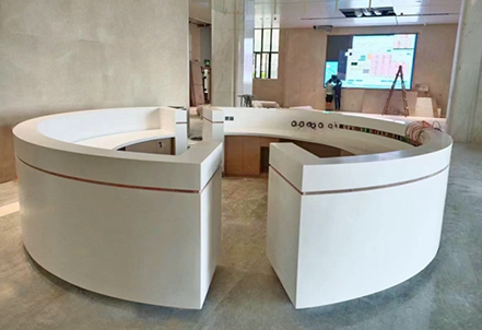 Irregular Front Desk