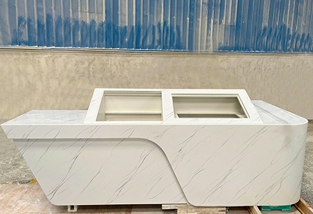 Irregular Front Desk