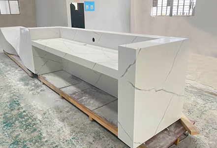 Irregular Front Desk