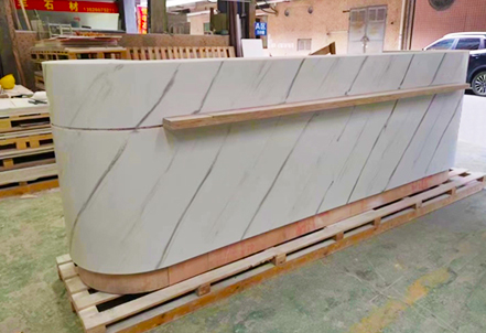 Irregular Front Desk