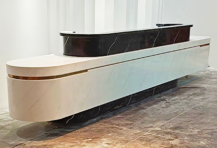 Irregular Front Desk