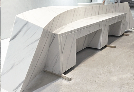 Irregular Front Desk