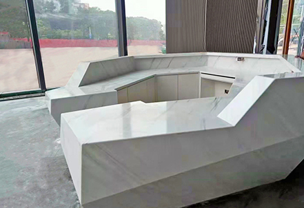 Irregular Front Desk