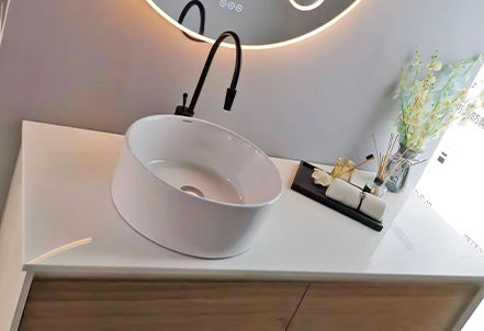 Bathroom counter basin