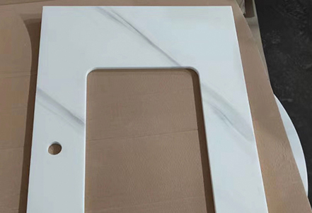 Surface of the countertop