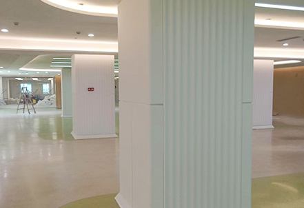 Artificial stone cladding columns