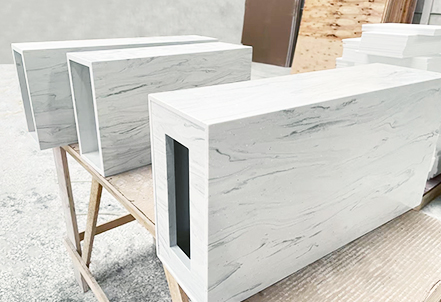 Artificial stone cabinets