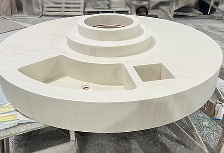 Dining table surface