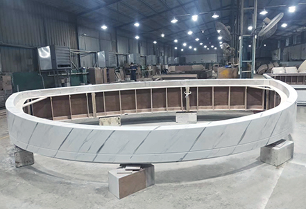 Artificial stone floor model